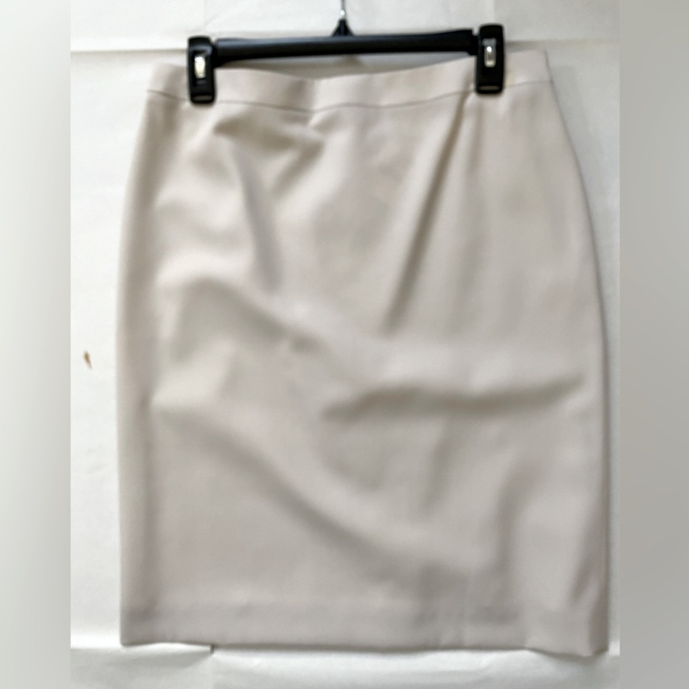 J. Crew Cream Pencil Skirt